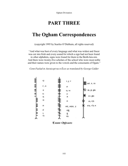 Ogham Divination