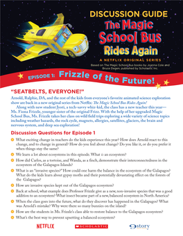 The Magic School Bus Rides Again Discussion Guide