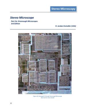 Stereo Microscope Part 2A: Greenough Microscopes 3Rd Edition R