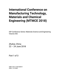 International Conference on Manufacturing