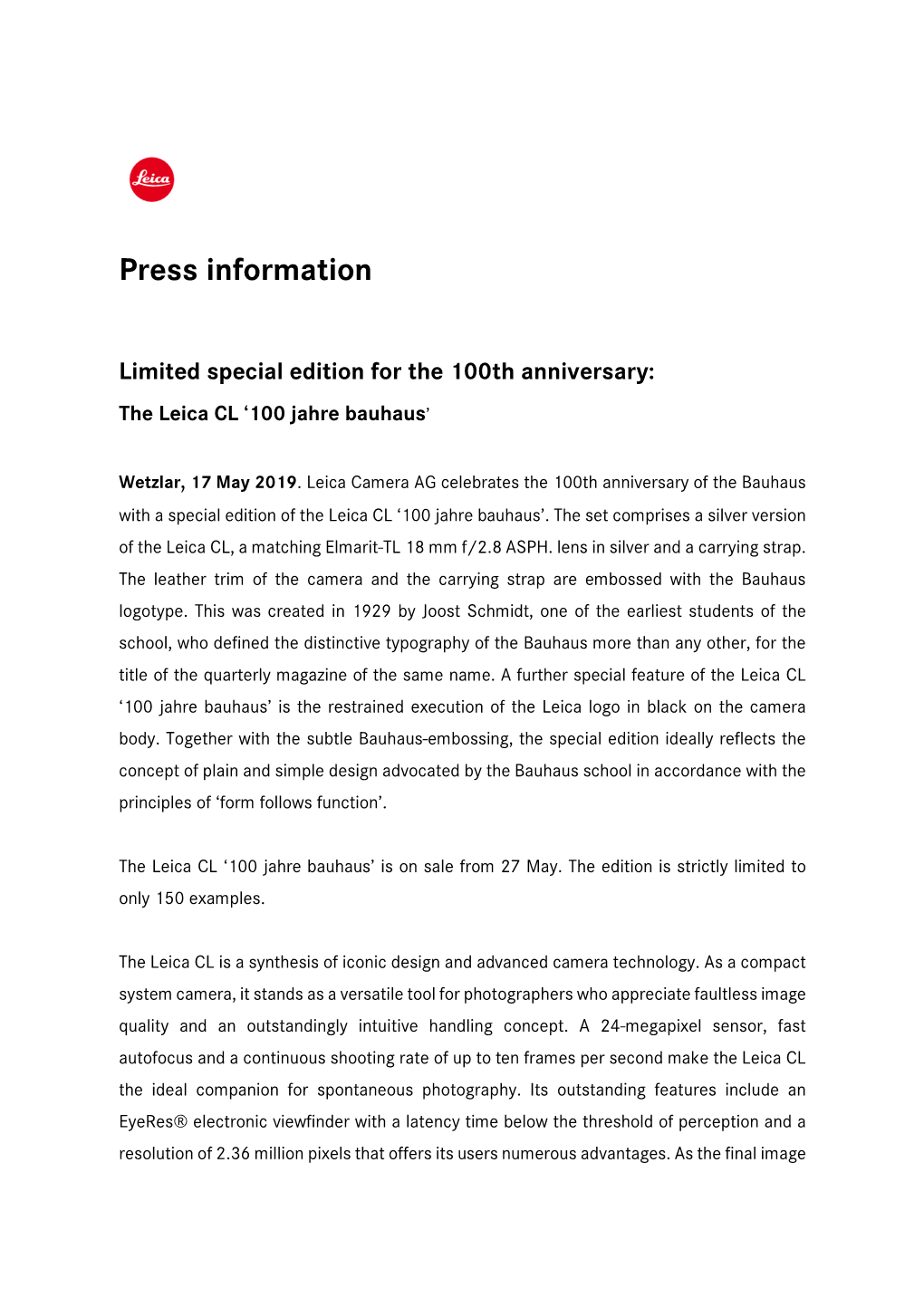 Press Information