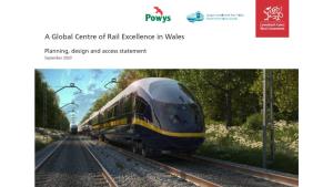 Global Centre of Rail Excellence Planning Pre