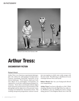 Arthur Tress: DOCUMENTARY FICTION