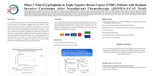 Phase 3 Trial of Carboplatin in Triple Negative Breast Cancer (TNBC