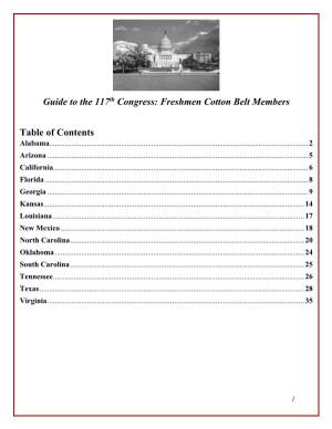 Guide to the 117Th Congress: Freshmen Cotton Belt Members