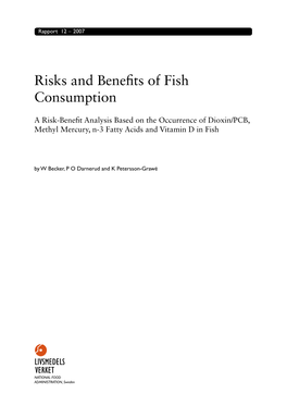 Risks and Benefits of Fish Consumption