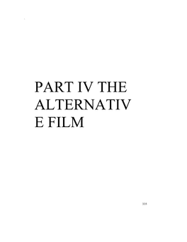 Part IV Alternative Film