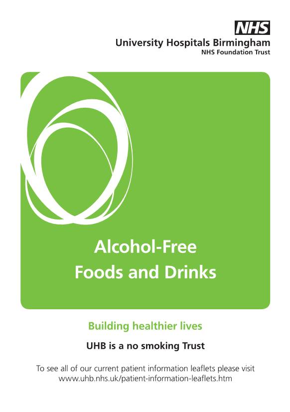 Alcohol-Free Foods and Drinks