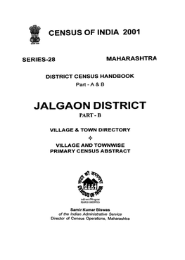 District Census Handbook, Jalgaon, Part-B, Part XII-A & B, Series-28