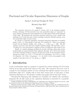 Fractional and Circular Separation Dimension of Graphs