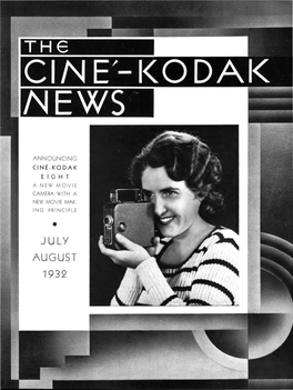 The Cine-Kodak News; Vol. 8, No. 9; July