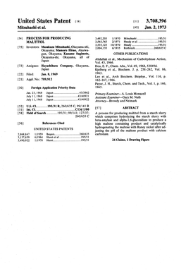 United States Patent (19) 11, 3,708,396 Mitsuhashi Et Al