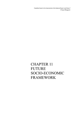 Chapter 11 Future Socio-Economic Framework