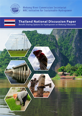 Thailand National Discussion Paper Benefit Sharing Options for Hydropower on Mekong Tributaries