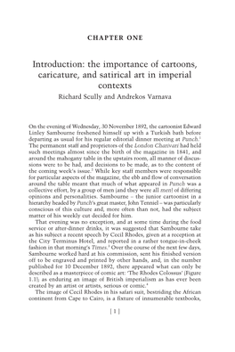 Introduction: the Importance of Cartoons, Caricature, and Satirical Art in Imperial Contexts Richard Scully and Andrekos Varnava