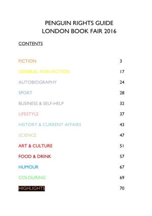 Penguin Rights Guide London Book Fair 2016