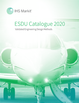 ESDU Catalogue 2020 Validated Engineering Design Methods ESDU Catalogue