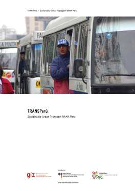 Transperú – Sustainable Urban Transport NAMA Peru