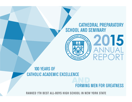 Cathedral Preparatory School and Seminary Annual Report And