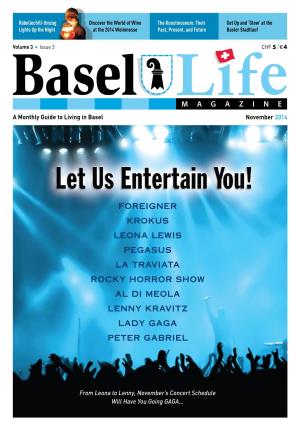 Basel Life Magazine Staff: Year Round