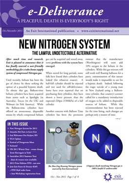 New Nitrogen System