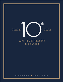 10Th Anniversary Report