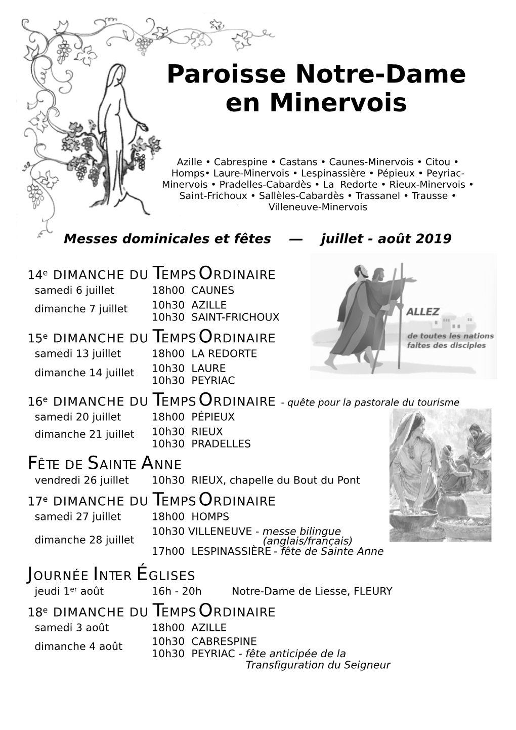 Paroisse Notre-Dame En Minervois