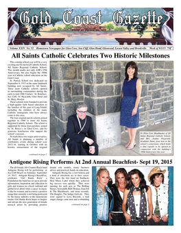 All Saints Catholic Celebrates Two Historic Milestones