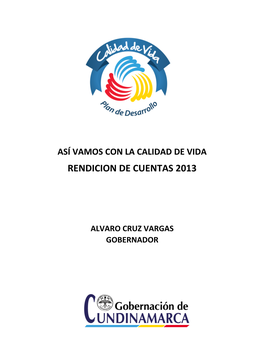 Rendicion De Cuentas 2013