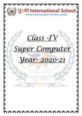 Class -IV Super Computer Year- 2020-21