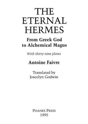 THE ETERNAL HERMES from Greek God to Alchemical Magus