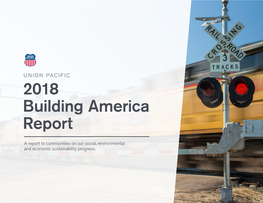UNION PACIFIC 2018 Building America Report