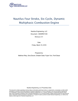 Nautilus Engineering White Paper