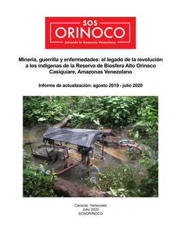 Minería, Guerrilla Y Enfermedades: El Legado De La Revolución a Los Indígenas De La Reserva De Biosfera Alto Orinoco Casiquiare, Amazonas Venezolano