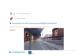 Actualisation Du Plan Communal De Mobilité De Charleroi