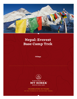 Nepal: Everest Base Camp Trek