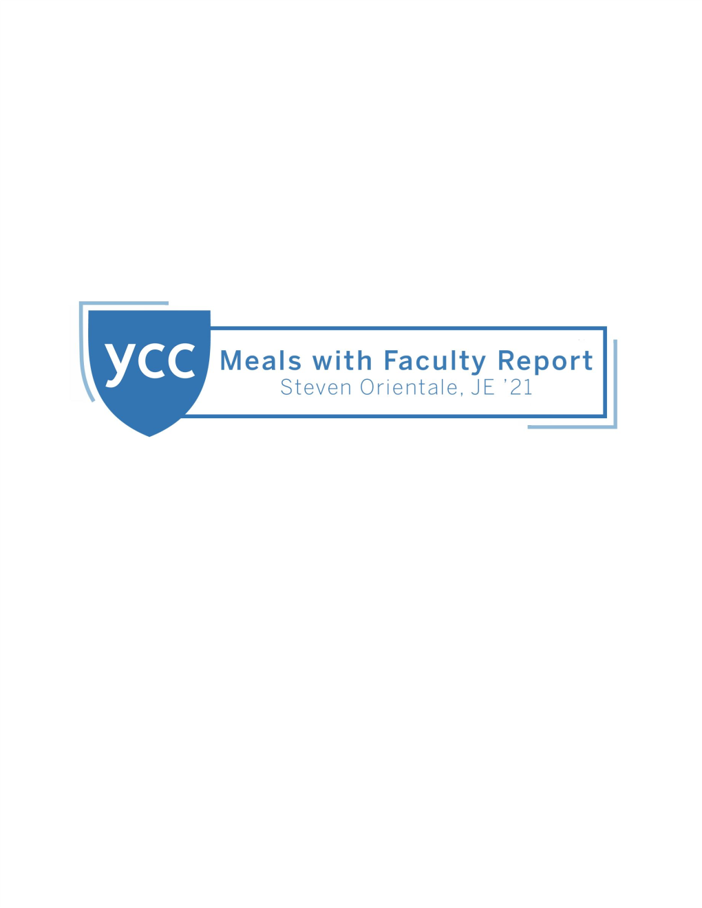 Meals+With+Faculty+Program+Semester+Report+