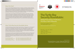 The Turtle Bay Security Roundtable