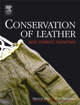 CONSERVATION of LEATHER and Related Materials H4881-Prelims.Qxd 10/4/05 11:17 AM Page Ii