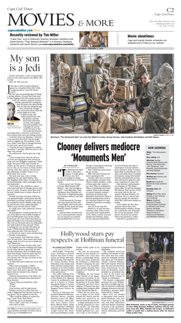 Clooney Delivers Mediocre 'Monuments Men'