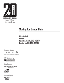 Spring for Dance Gala