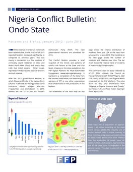 Ondo State Conflictbulletin: Nigeria