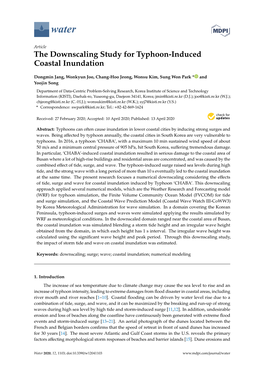 The Downscaling Study for Typhoon-Induced Coastal Inundation