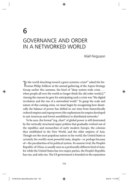 CHAPTER 6: Governance and Order in a Networked World