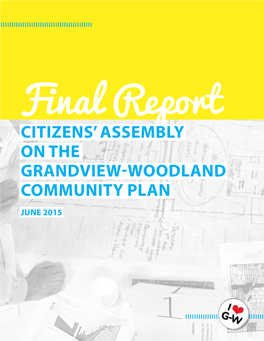 Citizens' Assembly on the Grandview-Woodland Community Plan