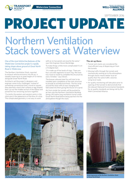 Northern Ventilation Stack Towers at Waterview