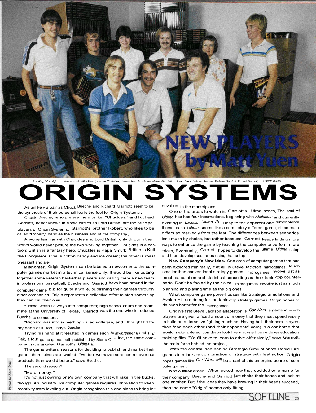 Origin Systems Article