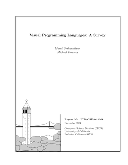 Visual Programming Languages: a Survey