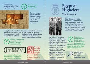 Egypt at Highclere