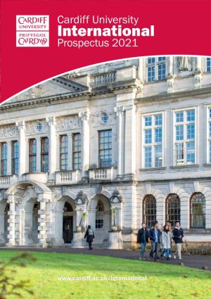 Cardiff University International Prospectus 2021
